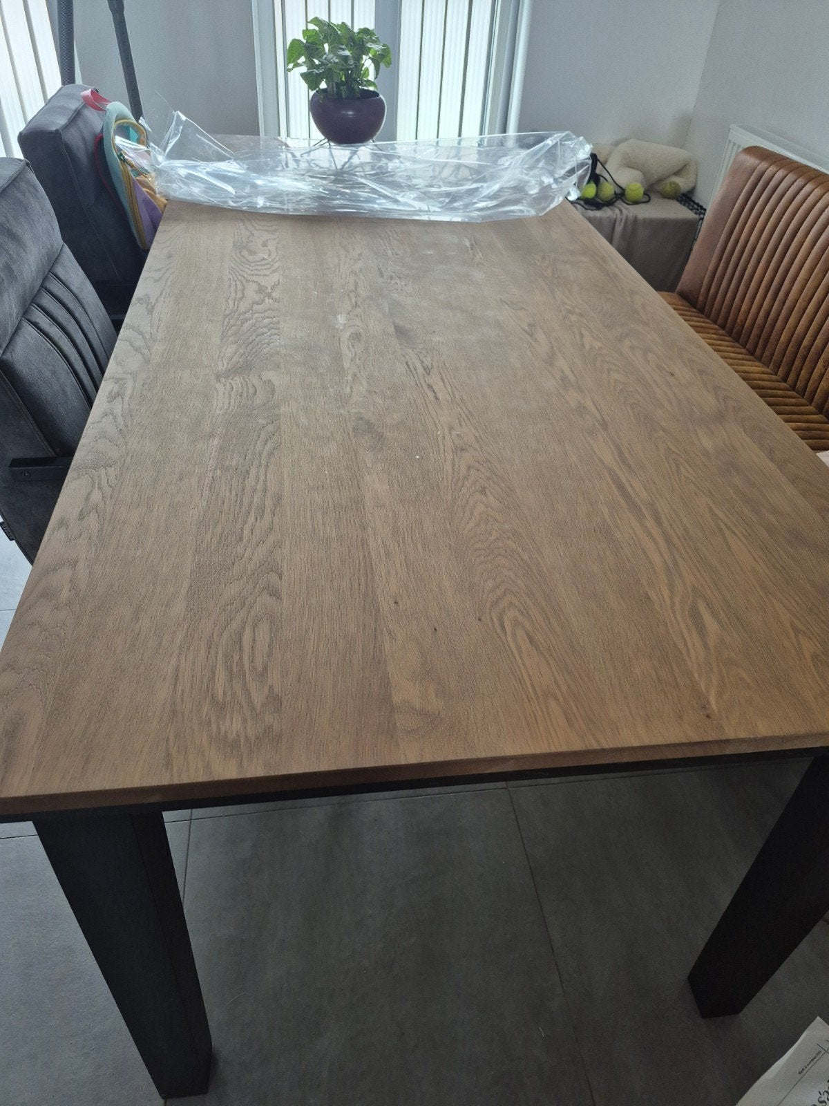 eettafel, zgan 6-8pers, Ophalen, 200 cm of meer, 50 tot 100 cm, Zo goed als nieuw