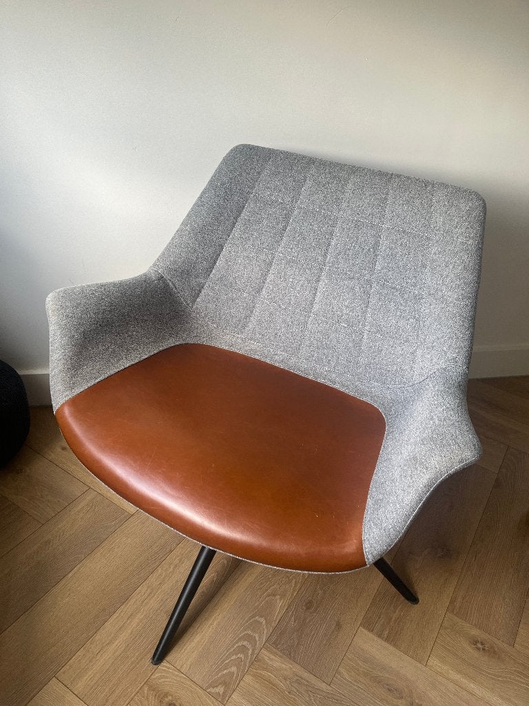 Zuiver Doulton Lounge, Huis en Inrichting, Fauteuils, Ophalen, Gebruikt, Design, 75 tot 100 cm