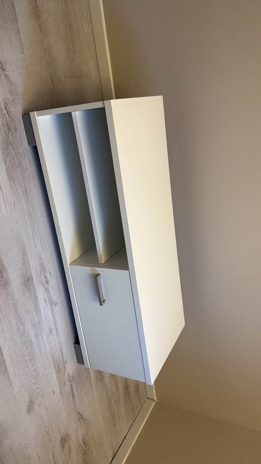Wit TV-meubel met opbergruimte - 100x40cm, Ophalen, Overige materialen, Gebruikt, 50 tot 100 cm