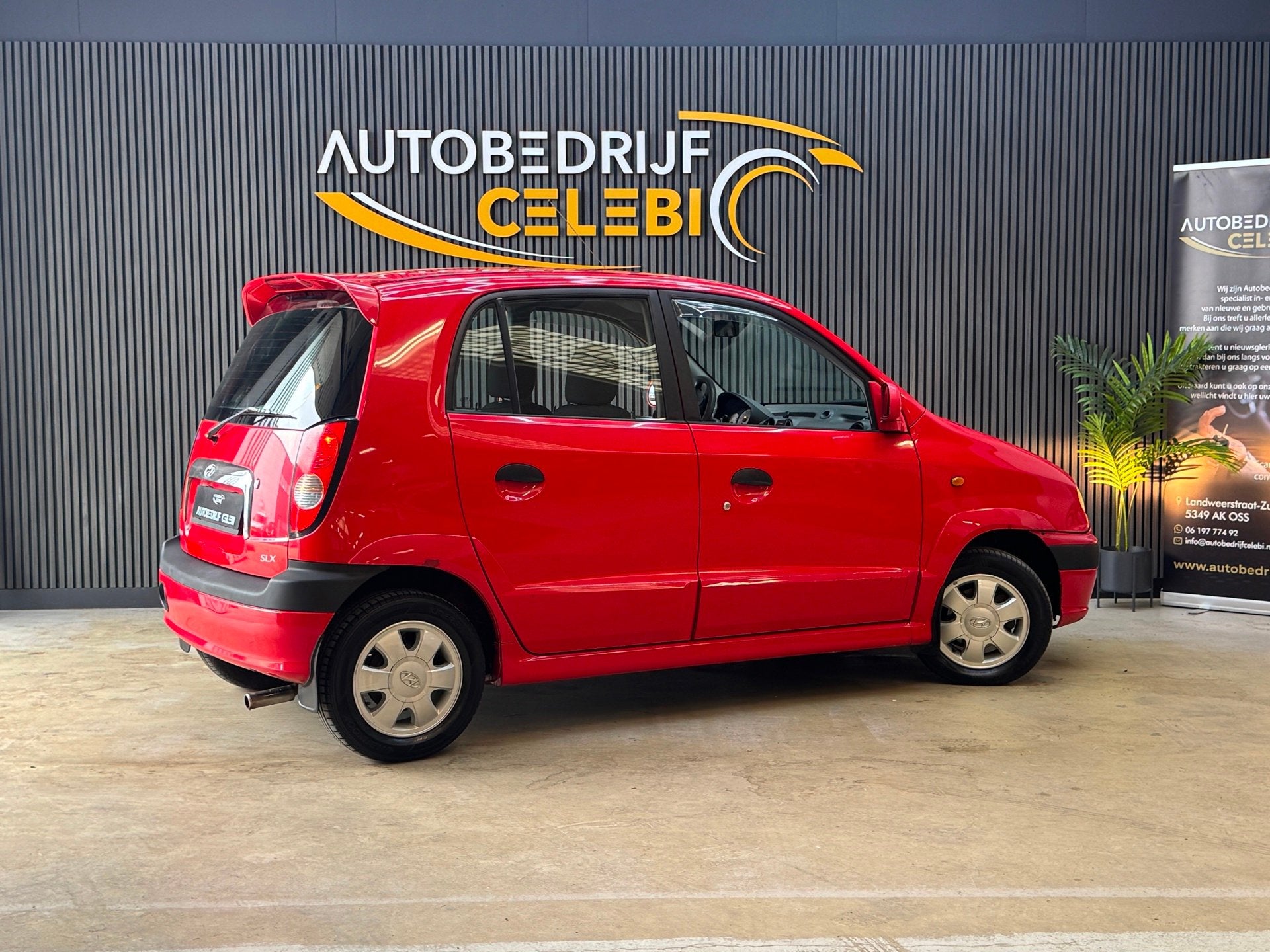 Hyundai Atos Spirit 1.0i SLX 2002 ROOD NAP|APK|ELEKTRRAMEN, Auto's, Voorwielaandrijving, Stof, Gebruikt, 4 cilinders