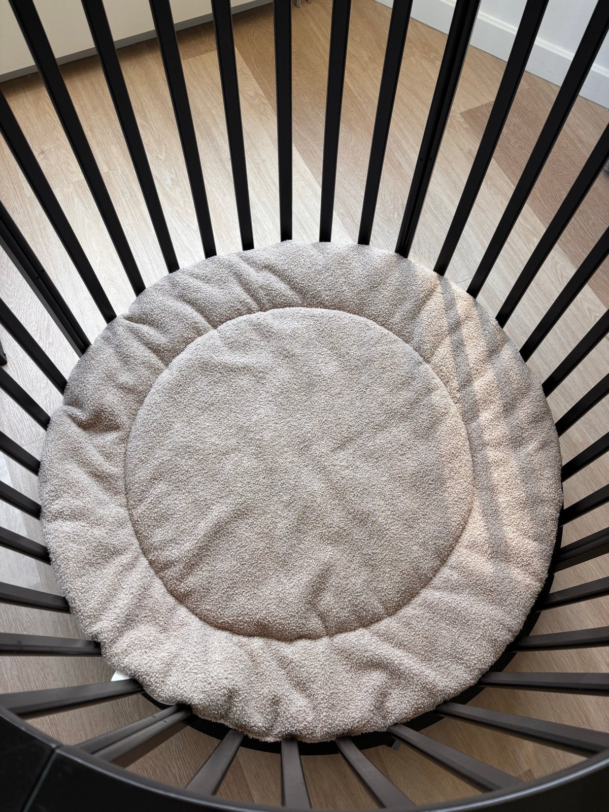 Zwarte box, rond, diameter 90cm, Kinderen en Baby's, Boxen, Ophalen, Gebruikt, Rond