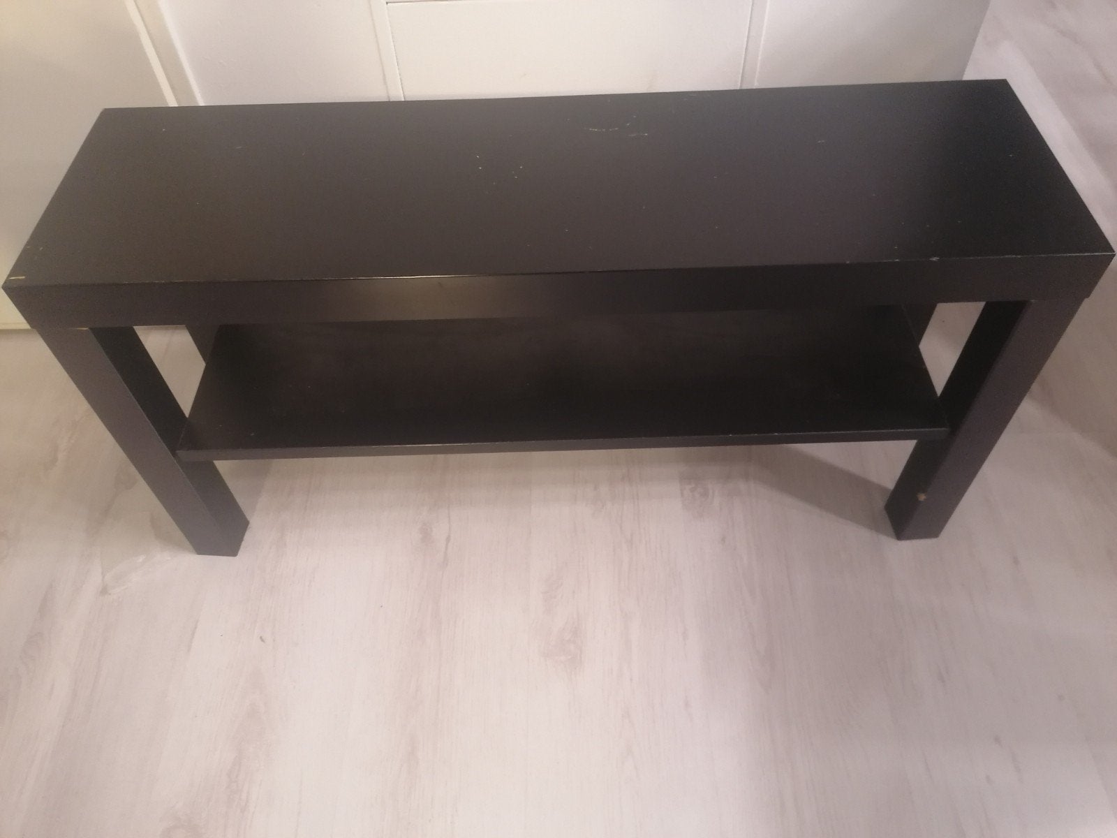 Bruin schoenenrek met plank, Ophalen, Gebruikt