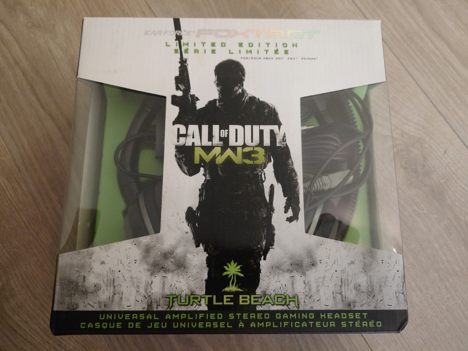 Turtle Beach Call of Duty MW3 Gaming Headset Limited Edition, Gaming, Zo goed als nieuw, Microfoon, Zwart