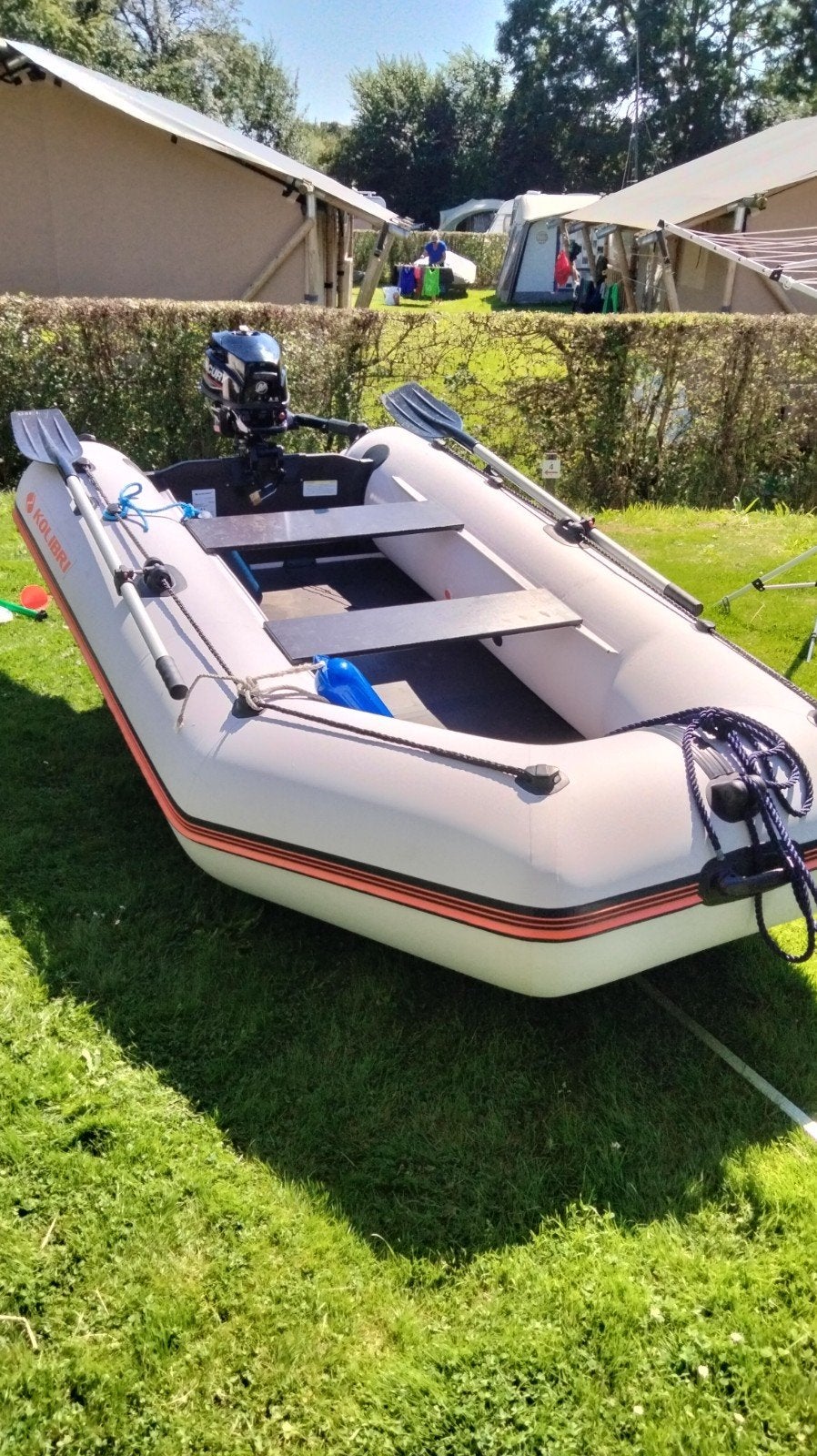 mooie nette set, Watersport en Boten, Ophalen, Zo goed als nieuw, Overige typen, Motorboot