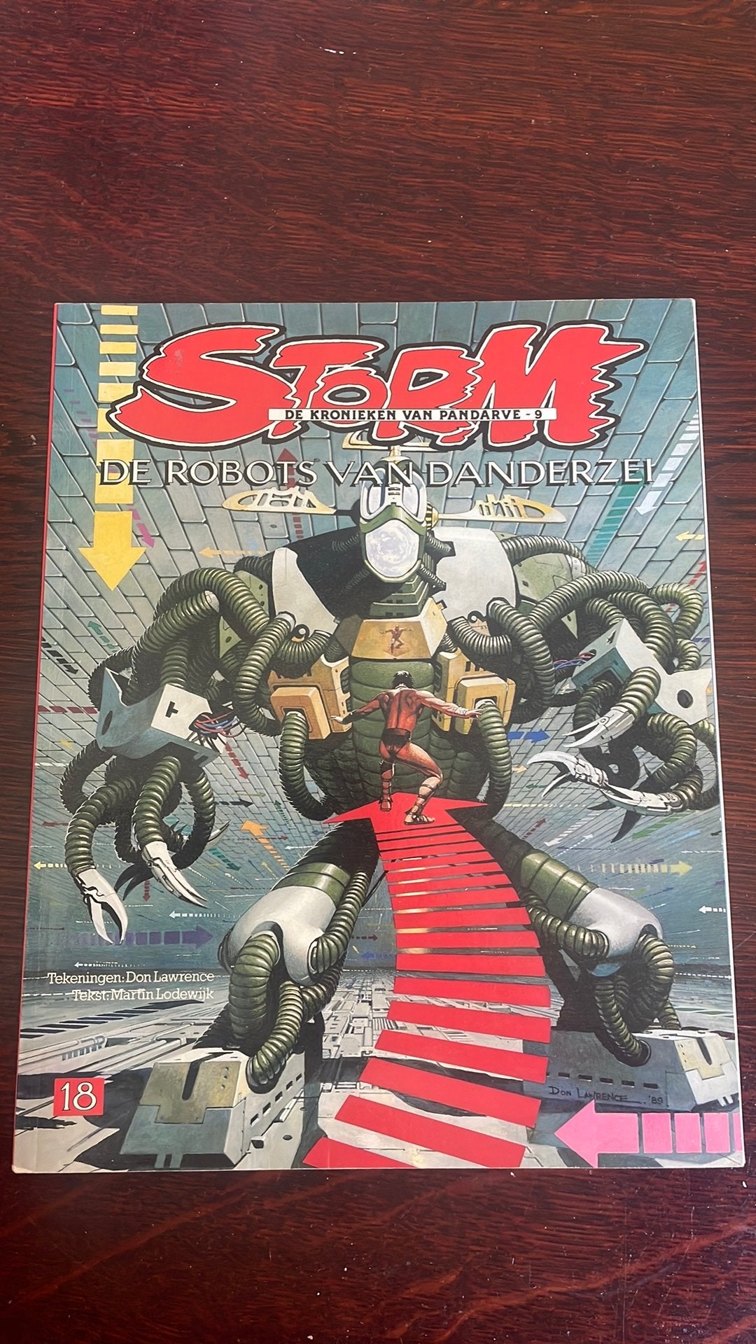 Storm - de kronieken van pandarve 9 - de robots van danderze, Eén stripboek, Ophalen of Verzenden, Zo goed als nieuw