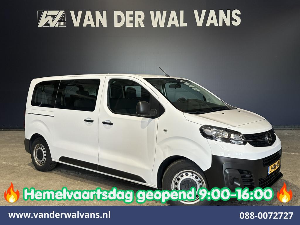 Opel Vivaro Combi 1.5 CDTI 120pk L2H1 Personenbus 9-Zits Eur, Auto's, Voorwielaandrijving, Stof, Parkeersensor, Wit