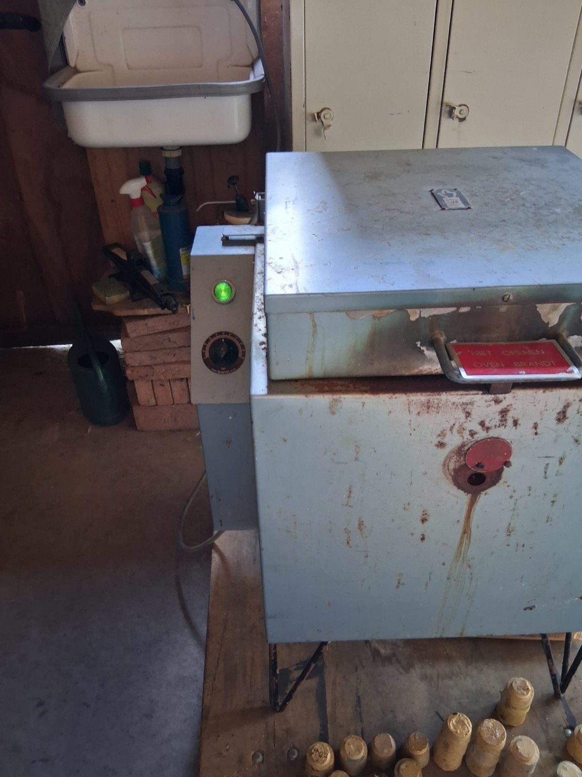 Vingerling Gouda Keramiek Oven - Type V 220, Ophalen, Gebruikt, Overige thema's, Metaal