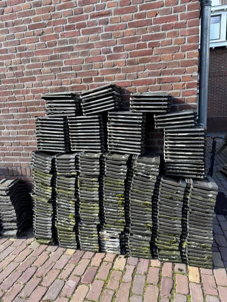 346 Tiglia tuile du nord dakpannen, Ophalen, Steen of Klei, Zo goed als nieuw, 15 m² of meer