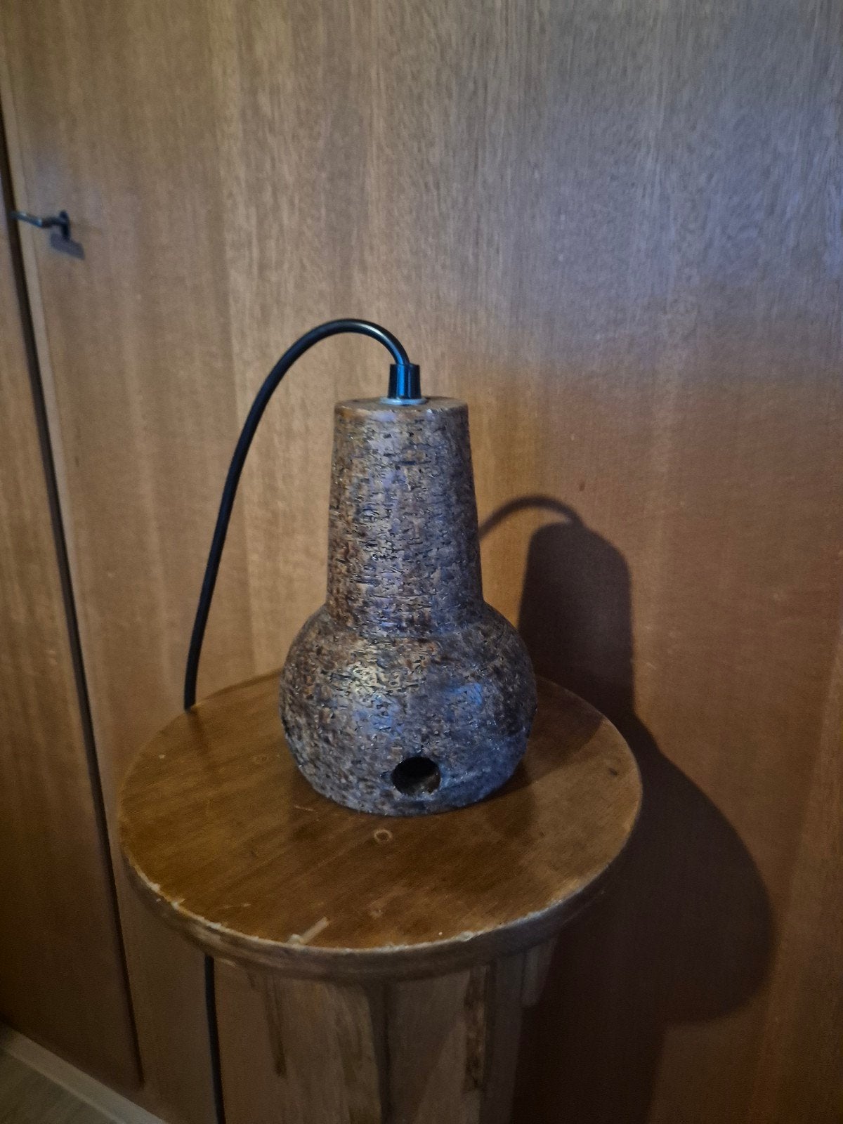 Unieke aardewerk brutalistische lampen, Ophalen of Verzenden