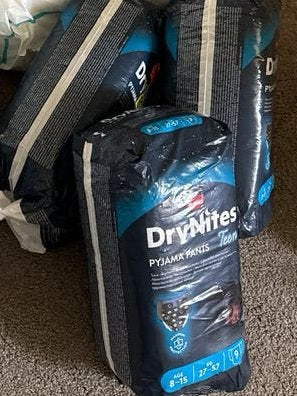 DryNites en Ninjamas luiers/luierbroekjes, Ophalen of Verzenden, Zo goed als nieuw