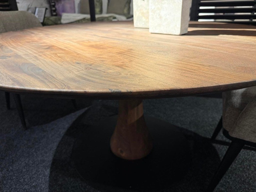 Eettafel Ø150cm Acacia Hout, Ophalen, Hertogensingel 97 Oss, Rond, Nieuw
