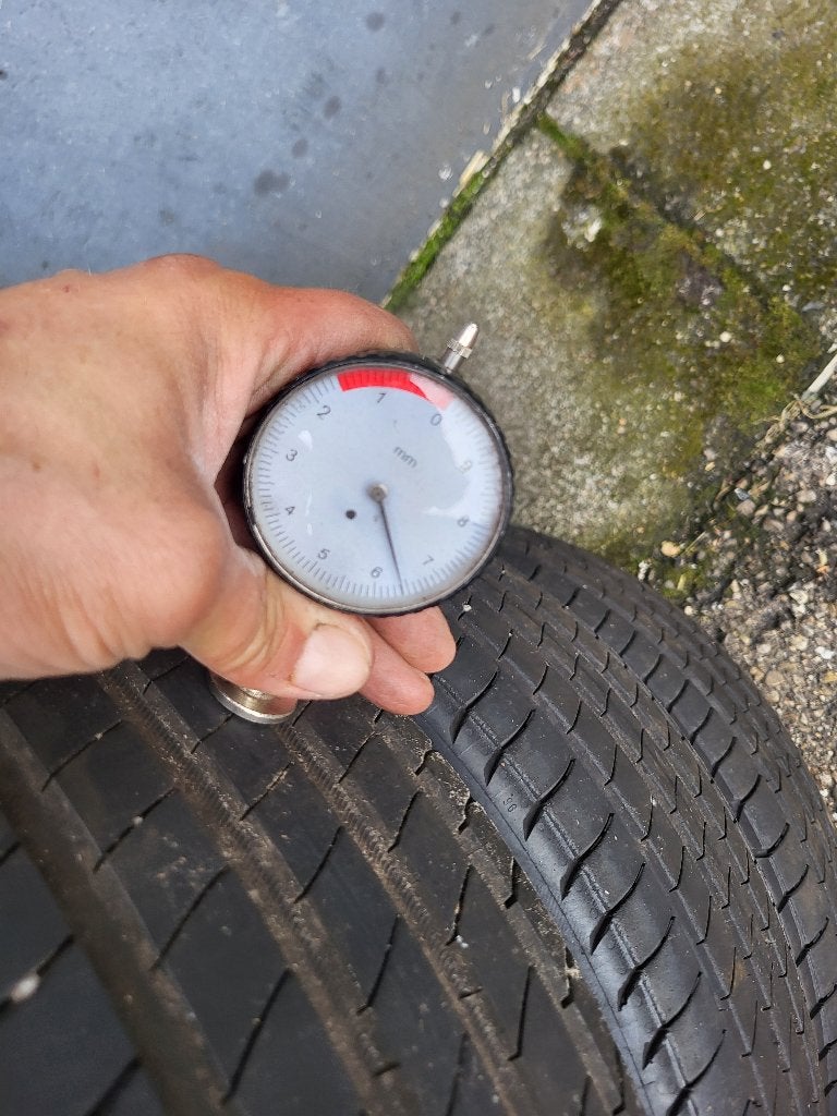 4 x 195/55/16 Michelin Primacy 6mm profiel 200,- ALL IN !, Auto-onderdelen, Gebruikt, 16 inch, Michelin France, Ophalen of Verzenden