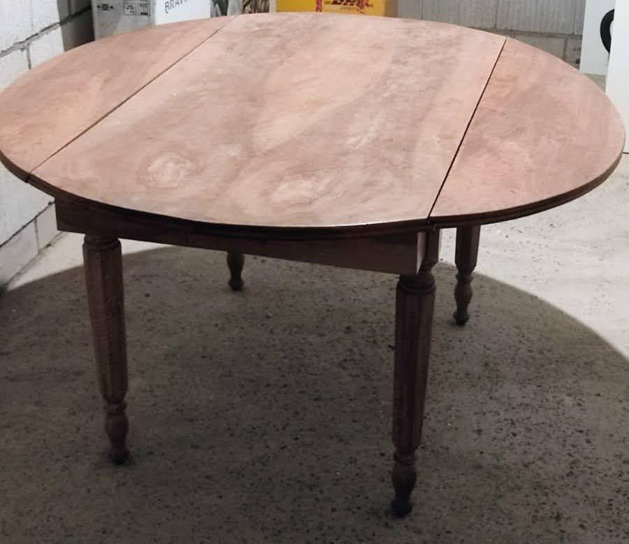Ronde eettafel, Huis en Inrichting, Ophalen, Gebruikt, Rond, Kersenhout
