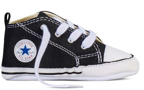 My First CONVERSE All Star schoenen zwart wit maat 19, Schoentjes, Jongetje of Meisje, Ophalen of Verzenden, Zo goed als nieuw