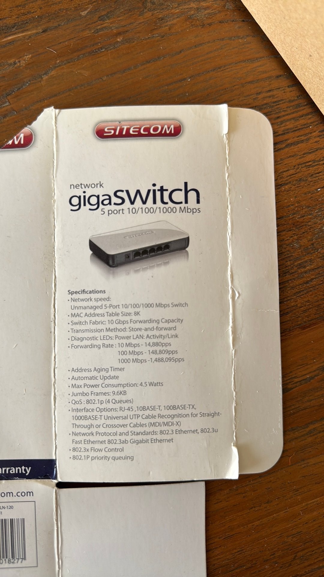 GigaSwitch Sitecom, Ophalen of Verzenden, Nieuw