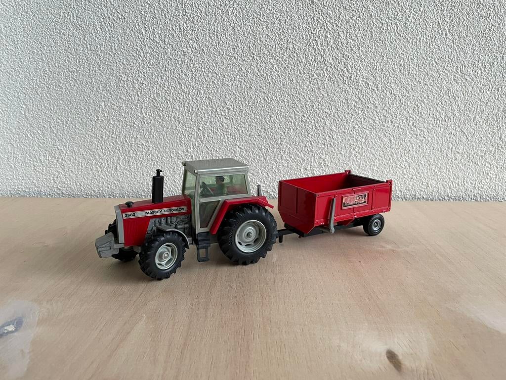 Britains Massey Ferguson (MF) kar/ aanhanger/ wagen, Ophalen of Verzenden, Zo goed als nieuw, Tractor of Landbouw, Britains