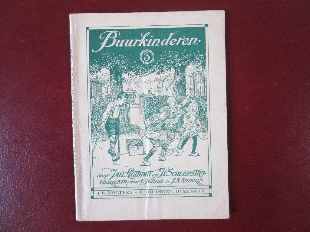 Buurkinderen, 3e deeltje, door Jan Ligthart en H. Scheepstra, Ophalen of Verzenden, Gelezen, Overige niveaus, Nederlands