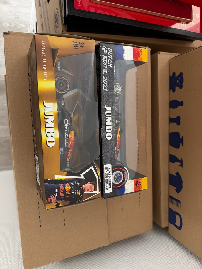 Max Verstappen Jumbo modelauto's, Ophalen of Verzenden, Nieuw, Auto, Bburago