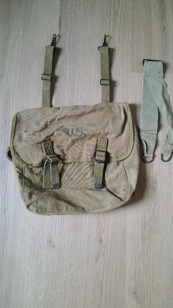 M-1936 Musette bag (1943), incl. carring strap, Verzenden, Landmacht, Amerika, Kleding of Schoenen