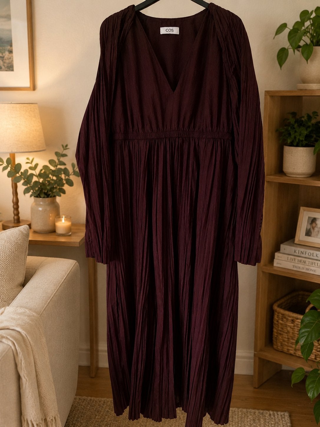 COS jurk maat 42 - Elegant en comfortabel, Kleding | Dames, Jurken, Overige kleuren, Maat 42/44 (L), Ophalen of Verzenden, Zo goed als nieuw