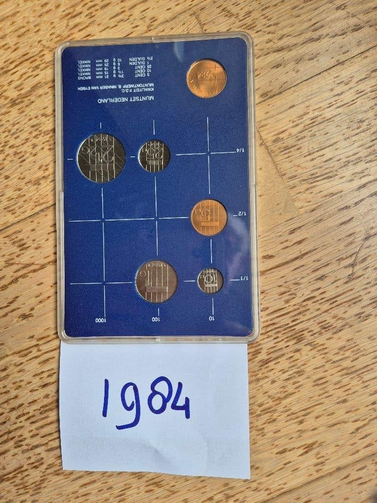 FDC Muntset Nederland 1984, Verzenden, Koningin Beatrix, Overige waardes, Setje