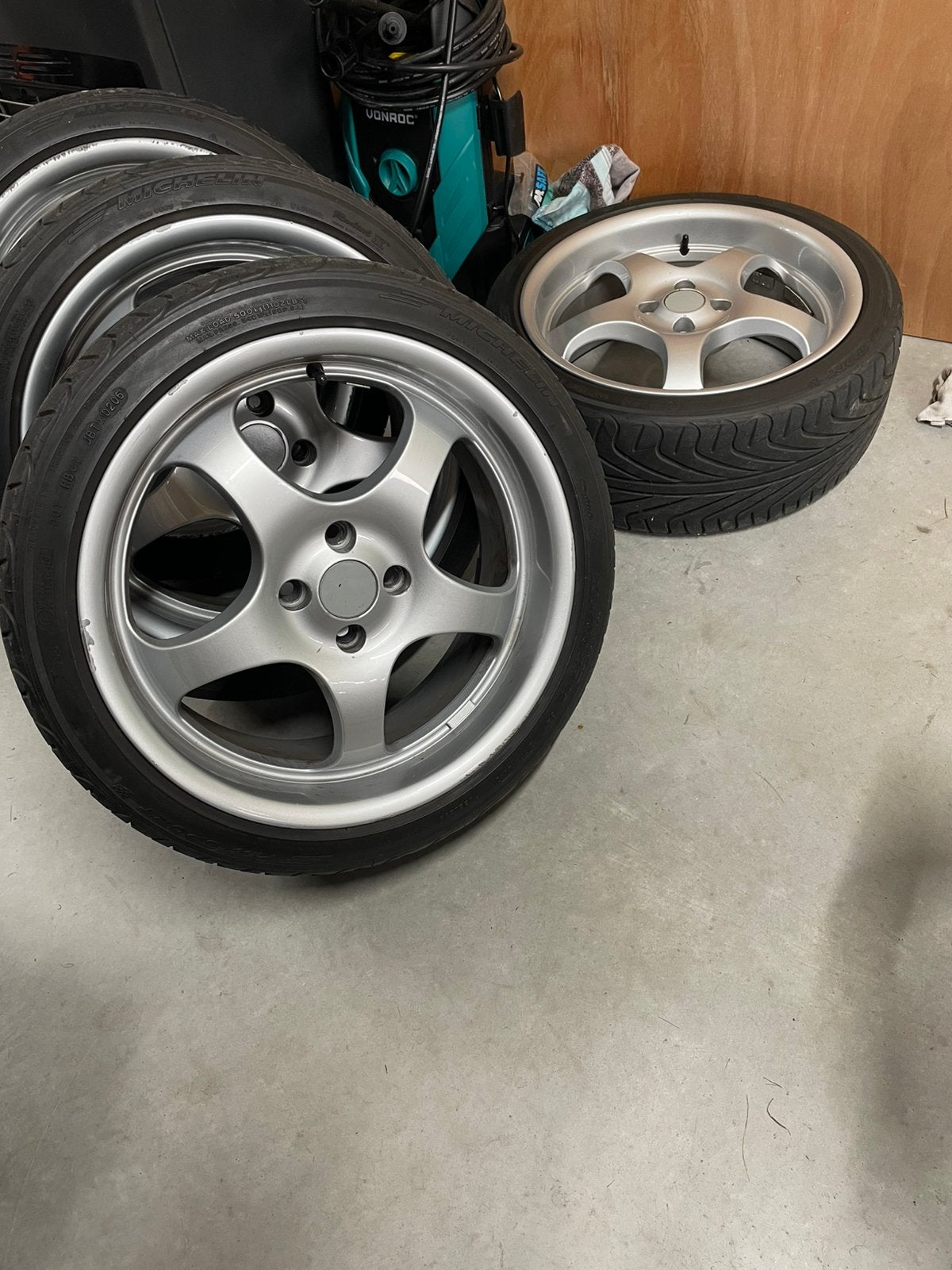 17 inch Borbet velgen 4x100, Ophalen, Gebruikt, Banden en Velgen, 17 inch