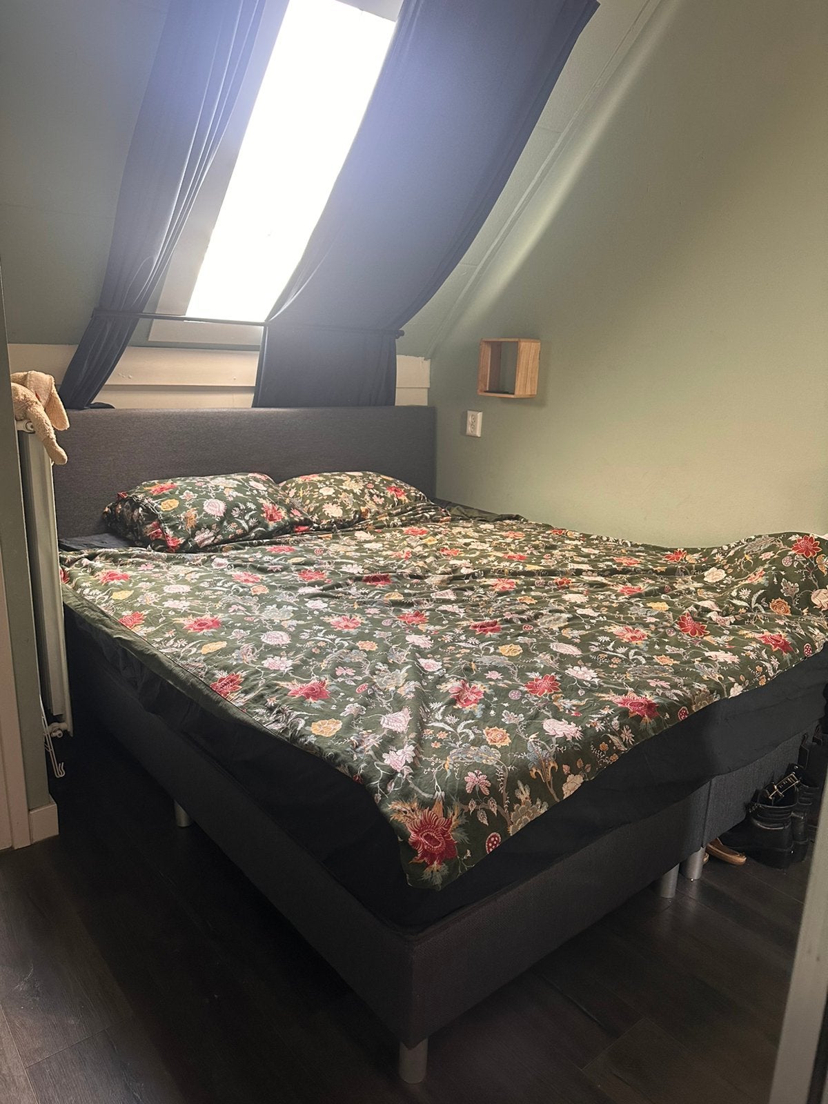 Leenbakker boxspring 180x200, Ophalen, Gebruikt, Tweepersoons, 180 cm