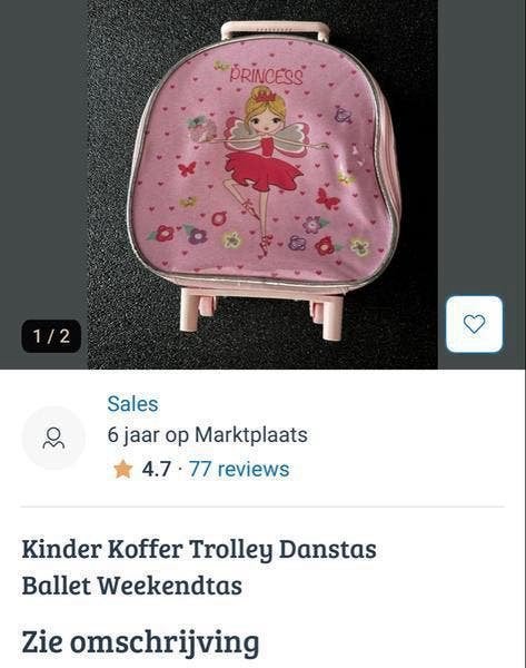 MOET NU WEG: rugtas, danstas weekendtas, trolley, sporttas, Wieltjes, 40 tot 60 cm, Ophalen of Verzenden, Zo goed als nieuw