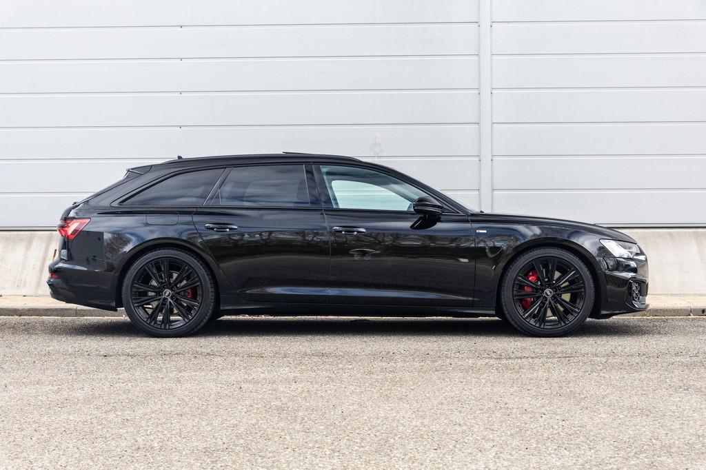 Audi A6 Avant 55 TFSIe 367pk PHEV Quattro Competition | SoH, Automaat, Gebruikt, 4 cilinders, Zwart