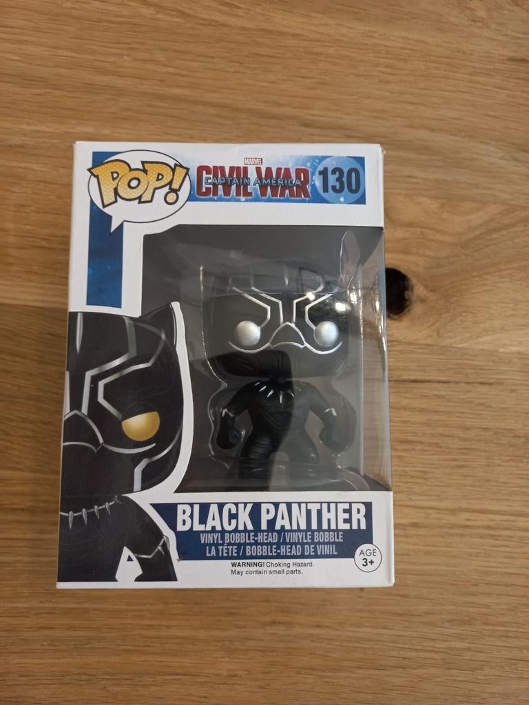 Funko pop black panther 130, Ophalen of Verzenden, Zo goed als nieuw