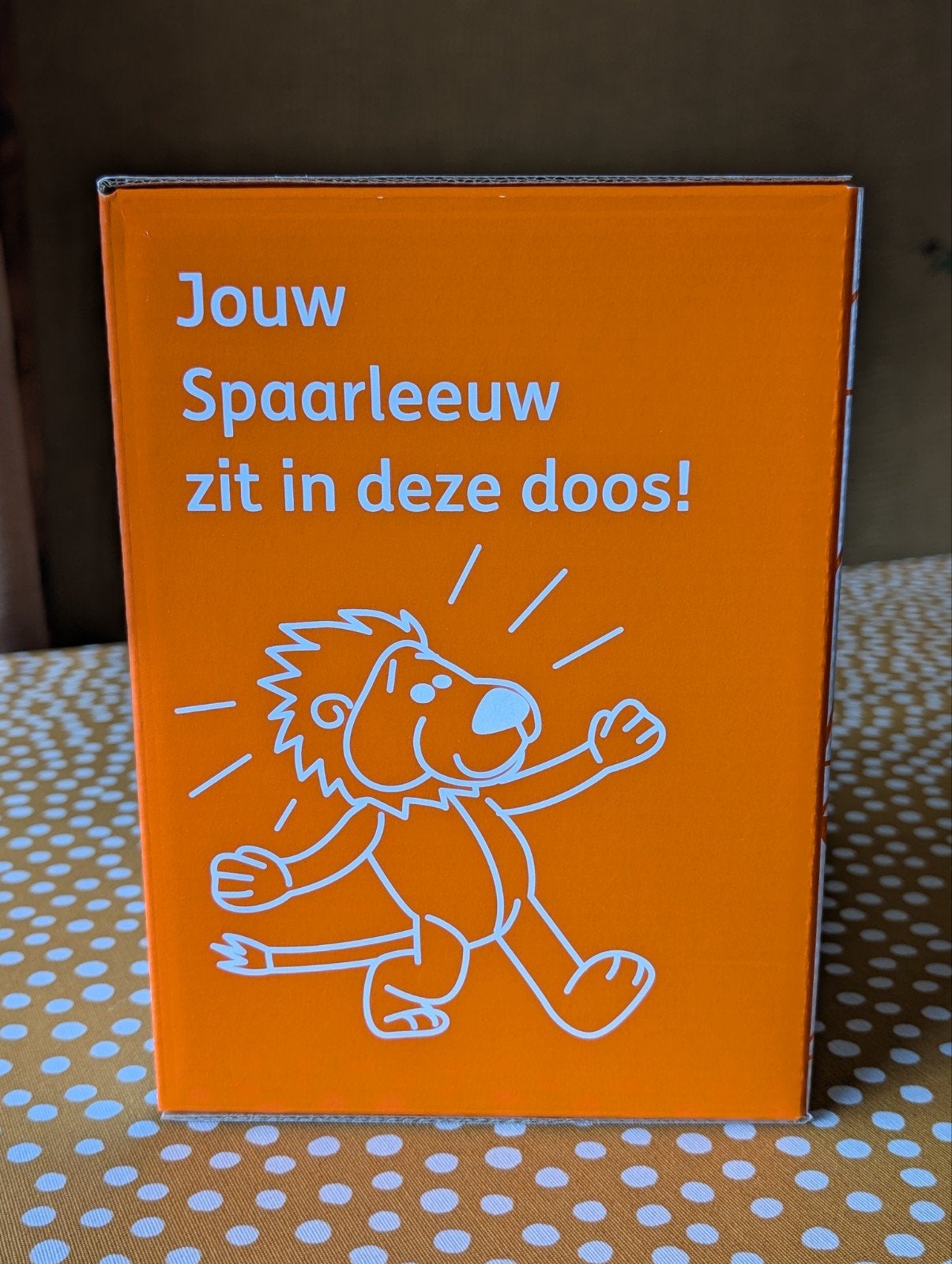 NIEUW: spaarleeuw / spaarpot ING Bank, Ophalen of Verzenden, Nieuw, Overige materialen, Dier