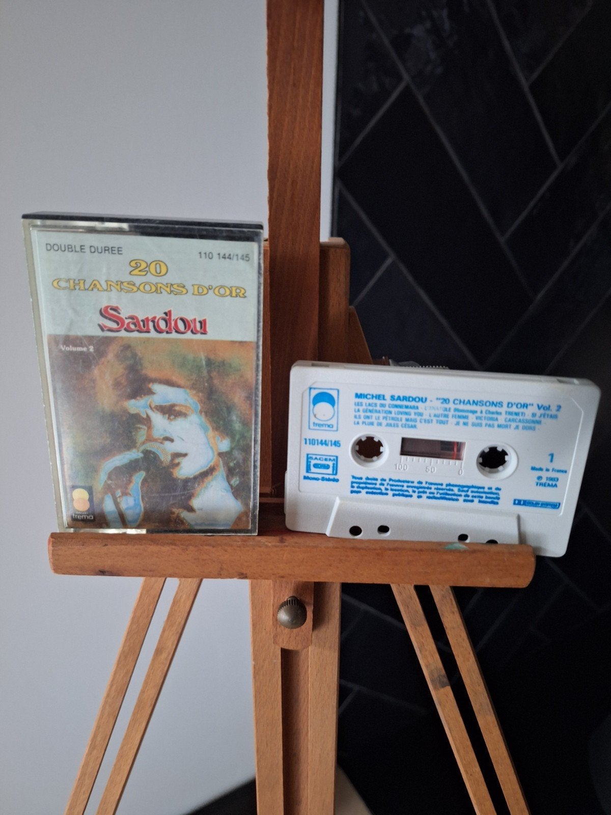 Michel Sardou - 20 Chansons d'Or Vol. 2 Cassette, Gebruikt, Overige genres, 1 bandje, Ophalen of Verzenden
