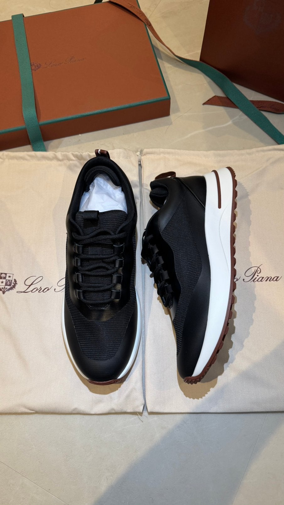 loro piana week end walk, Kleding | Heren, Ophalen of Verzenden, Nieuw, Zwart, Sneakers of Gympen