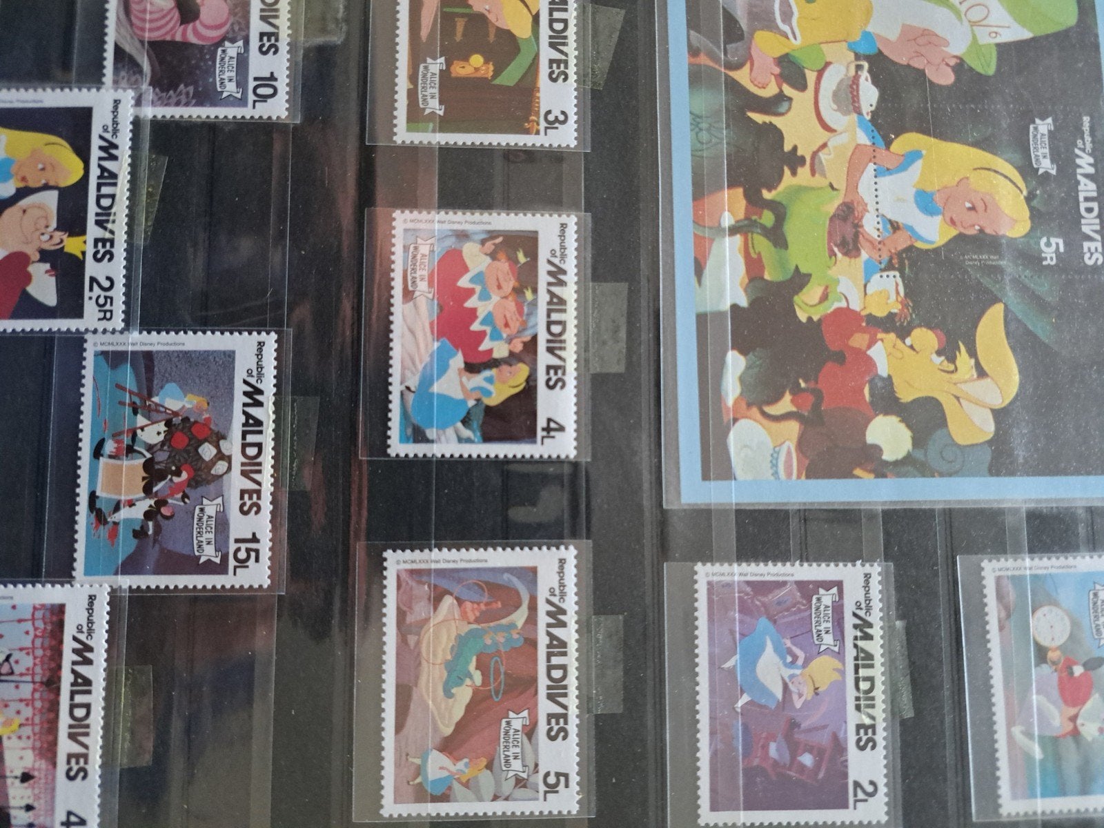 Disney postzegels album, Ophalen, Overige thema's