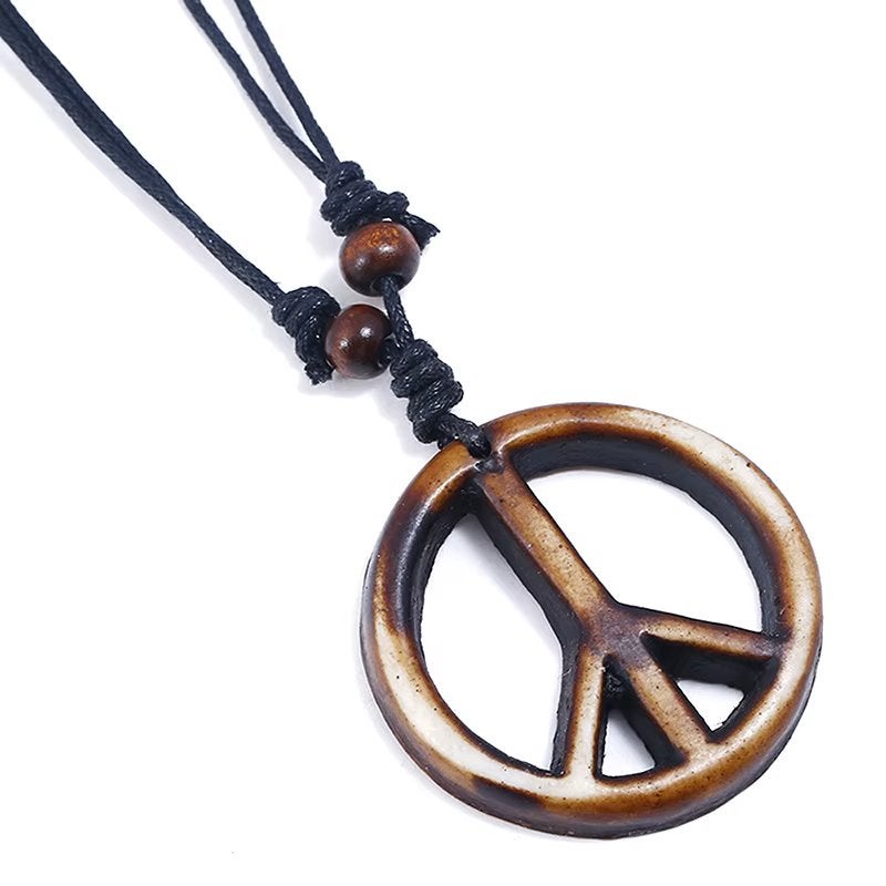 Peace Teken Ketting, Overige kleuren, Verzenden, Nieuw, Overige materialen