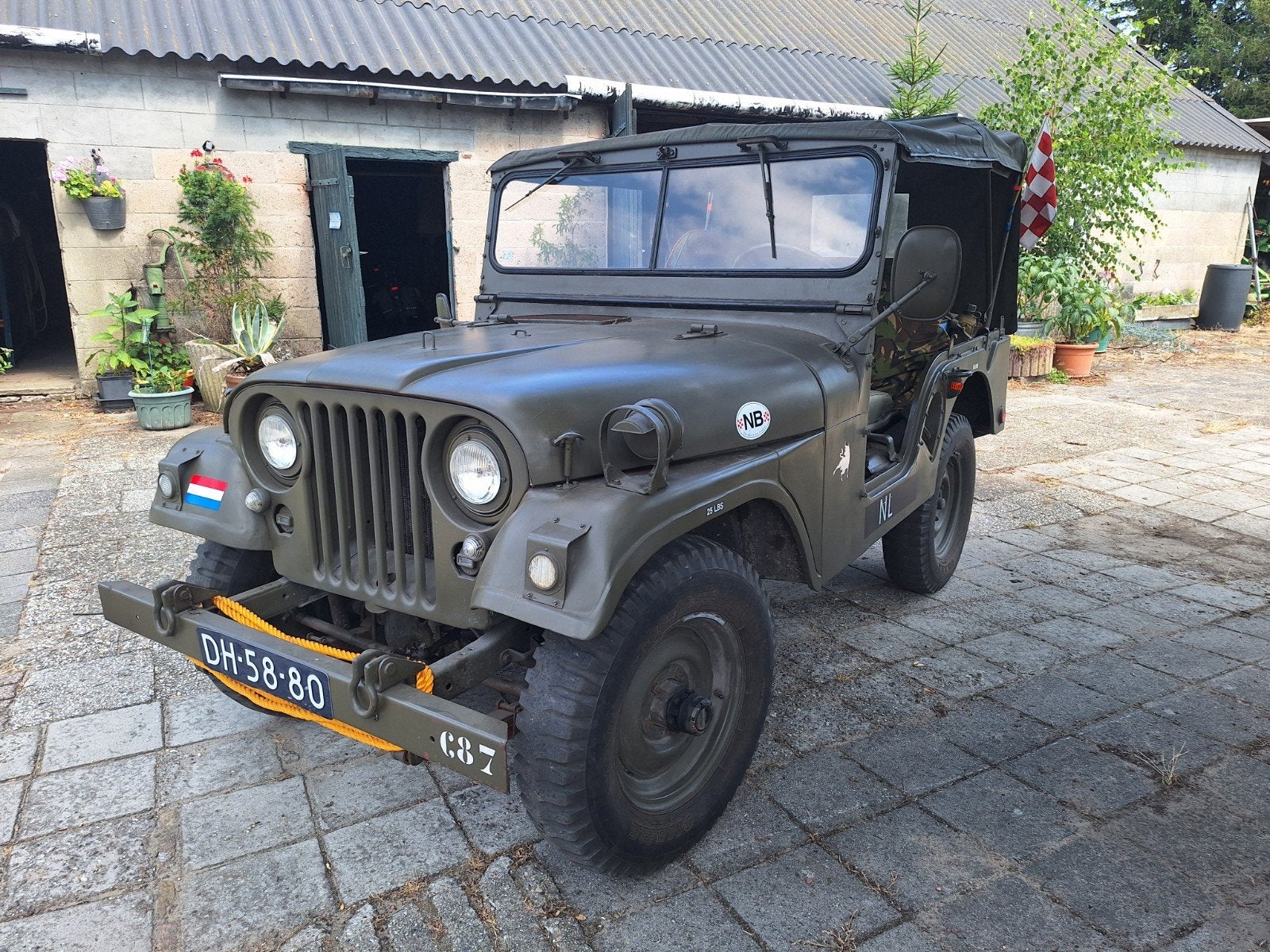 Nekaf M38a1 jeep, Auto's, Handgeschakeld, Particulier, 4x4, Geïmporteerd