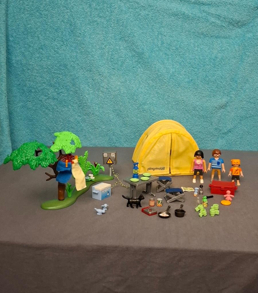 Playmobil 5435 Kampeer vakantie met familie, Kinderen en Baby's, Speelgoed | Playmobil, Ophalen, Gebruikt, Los playmobil