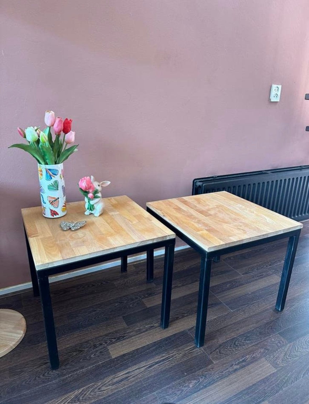 Handgemaakte salontafels, Huis en Inrichting, Tafels | Salontafels, Ophalen, Gebruikt, 50 tot 100 cm