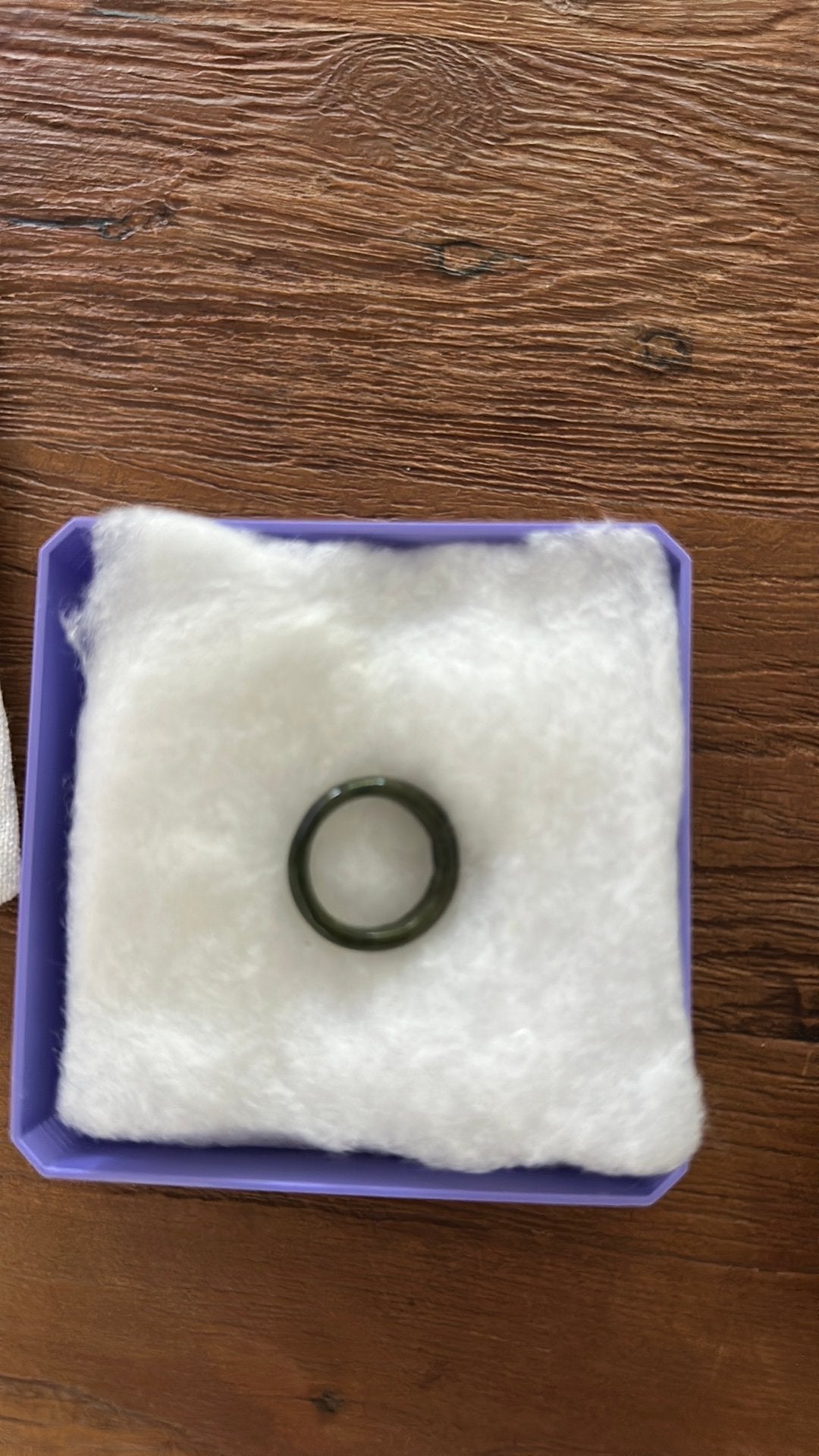 Ring Jade maat 18,5 nieuw, Nieuw, Ophalen of Verzenden, Dame, Groen