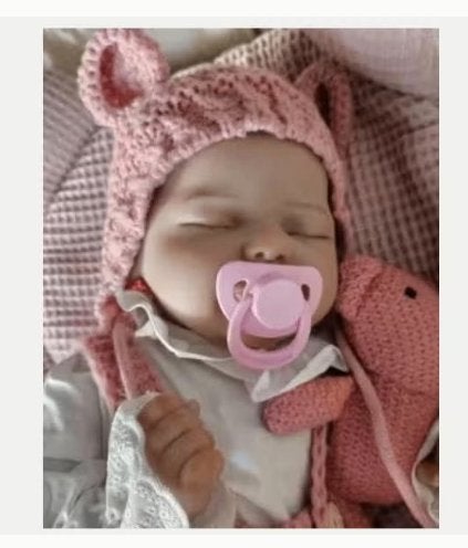 Realistische baby pop levensecht Valentina (50cm), Ophalen of Verzenden, Nieuw, Pop
