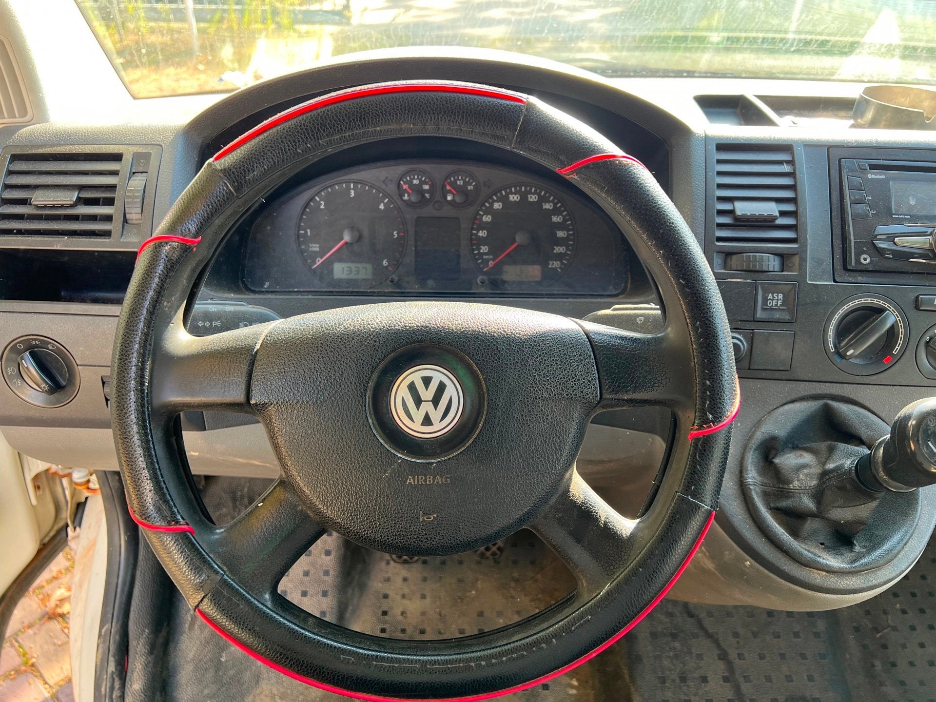 Volkswagen Transporter 1.9 TDI 300 Budgetline DC - EXPORT! -, Voorwielaandrijving, Stof, Gebruikt, Zwart