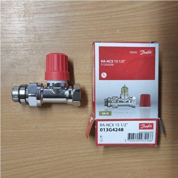 Danfoss RA-NCX 15 1/2 013G4248 Chroom Nieuw, Ophalen of Verzenden, Nieuw, Minder dan 60 cm, Minder dan 30 cm
