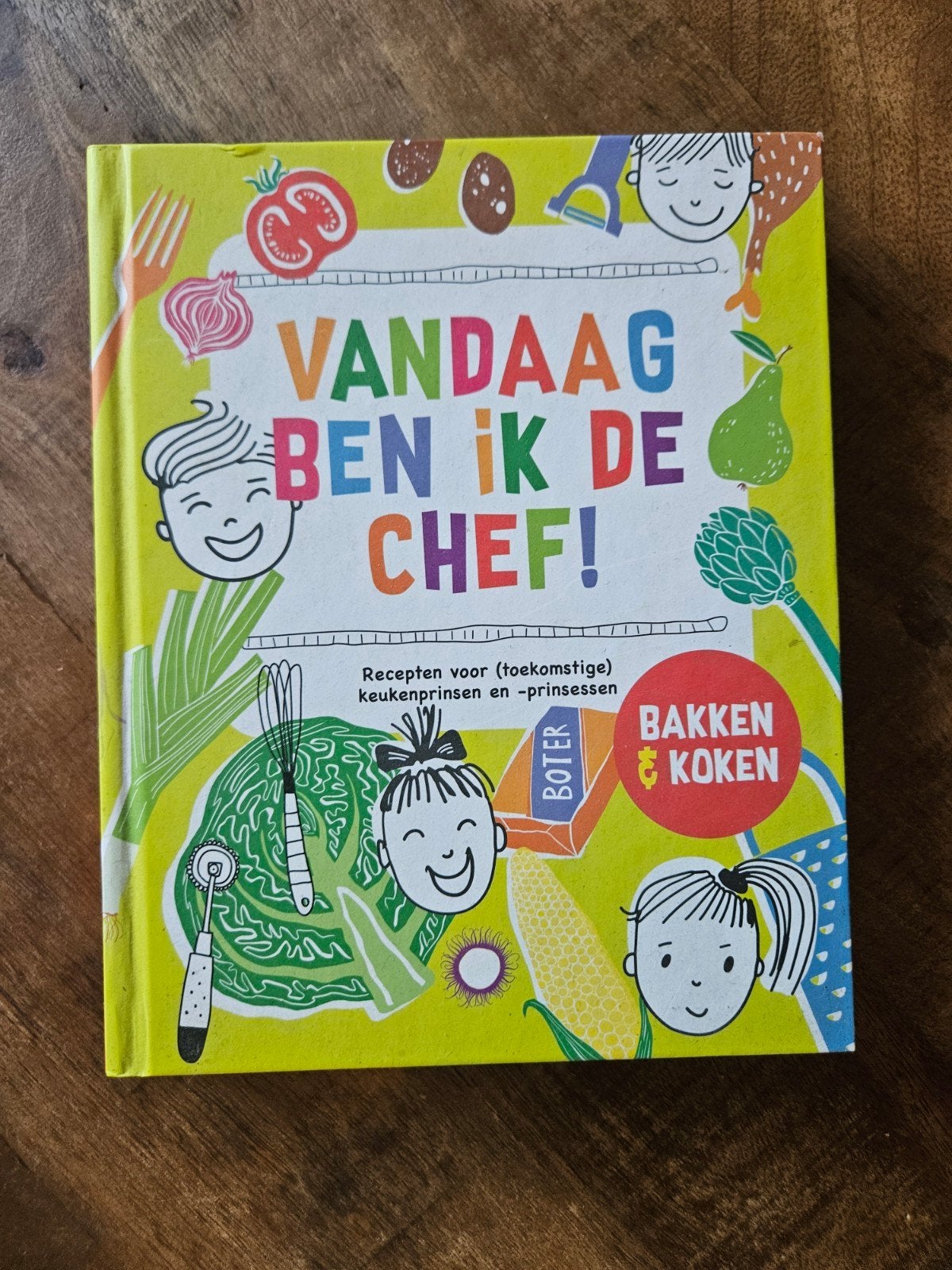 Vandaag ben ik de Chef! Kookboek voor kinderen, Boeken, Onbekend, Hoofdgerechten, Ophalen of Verzenden, Zo goed als nieuw