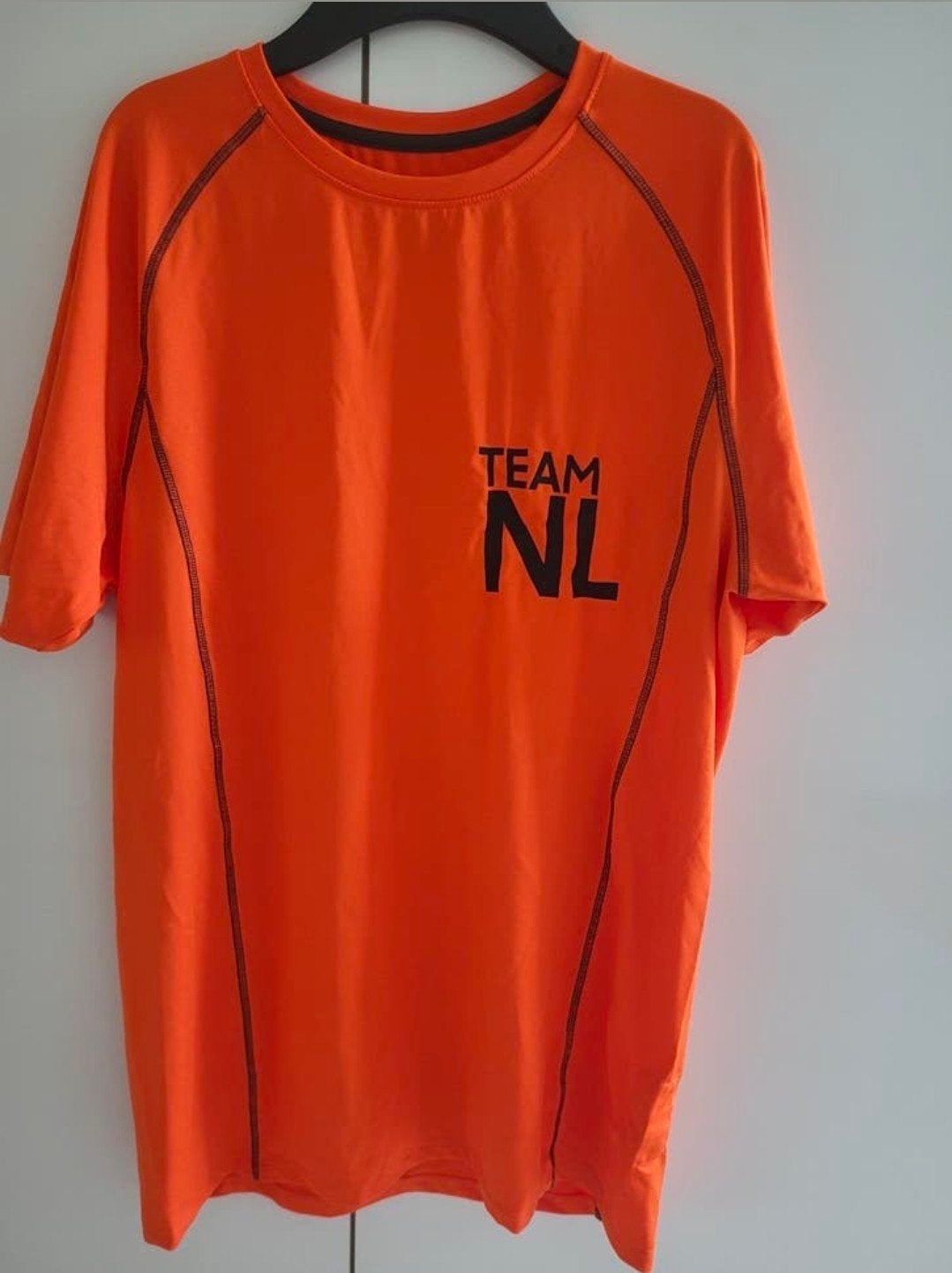 Nieuw Oranje Heren Sportshirt Maat S - Team NL, Nieuw, Oranje, Ophalen of Verzenden, Voetbal