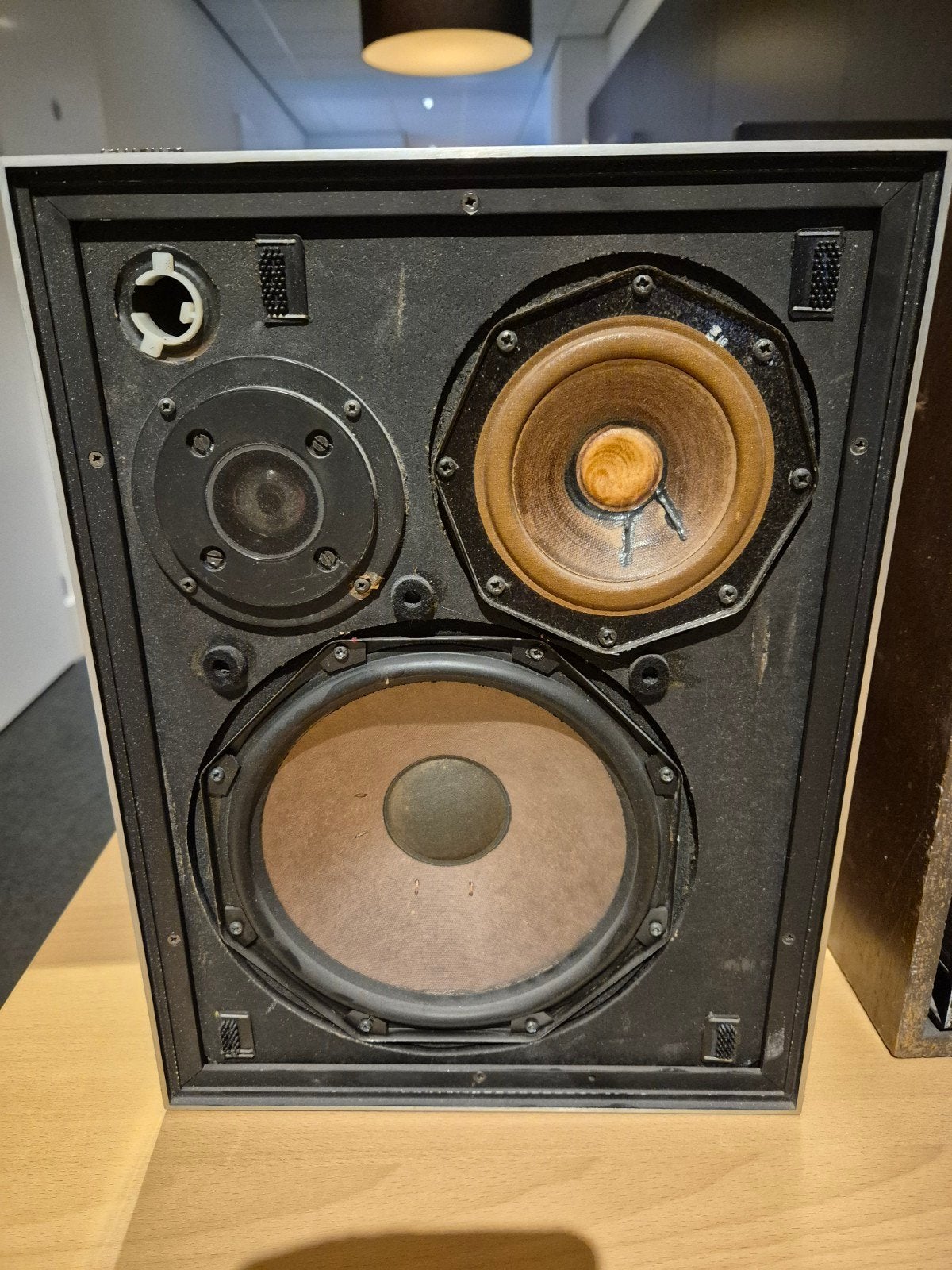 Vintage Philips 22RH532/01Z MFB luidsprekers - Gebruikt, Stereo speakers, Philips, Ophalen of Verzenden, Niet werkend