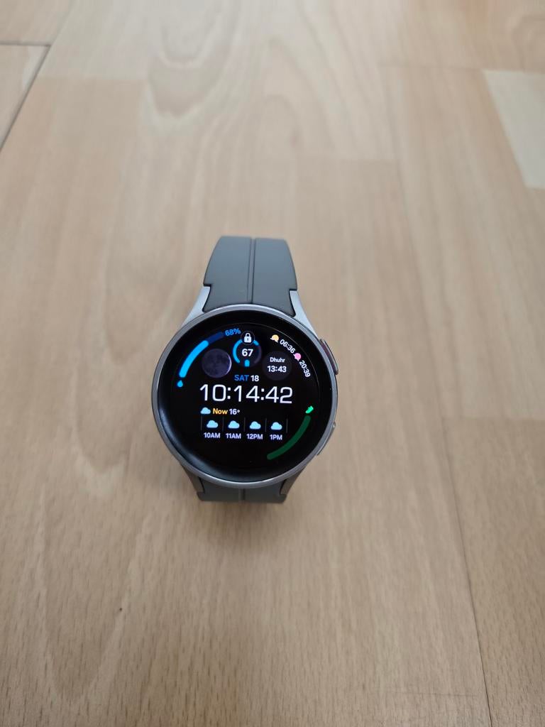 Samsung Galaxy Watch 5 Pro, Sieraden, Tassen en Uiterlijk, Smartwatches, Ophalen of Verzenden, Zo goed als nieuw, Samsung, Waterdicht