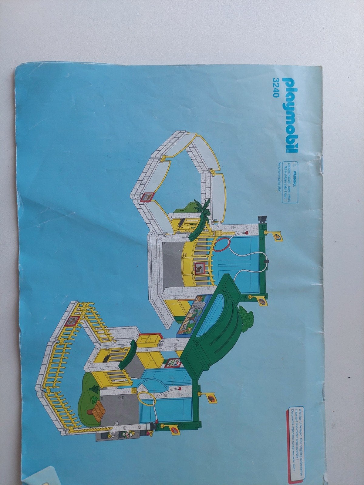 Playmobil Dierentuin 3240 met extra dieren en hokken, Ophalen, Wild life, Gebruikt, Gebouw