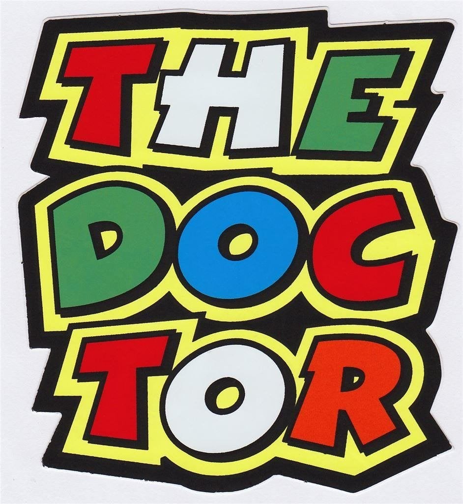 Valentino Rossi, The Doctor, 46 sticker #1, Motoren, Verzenden