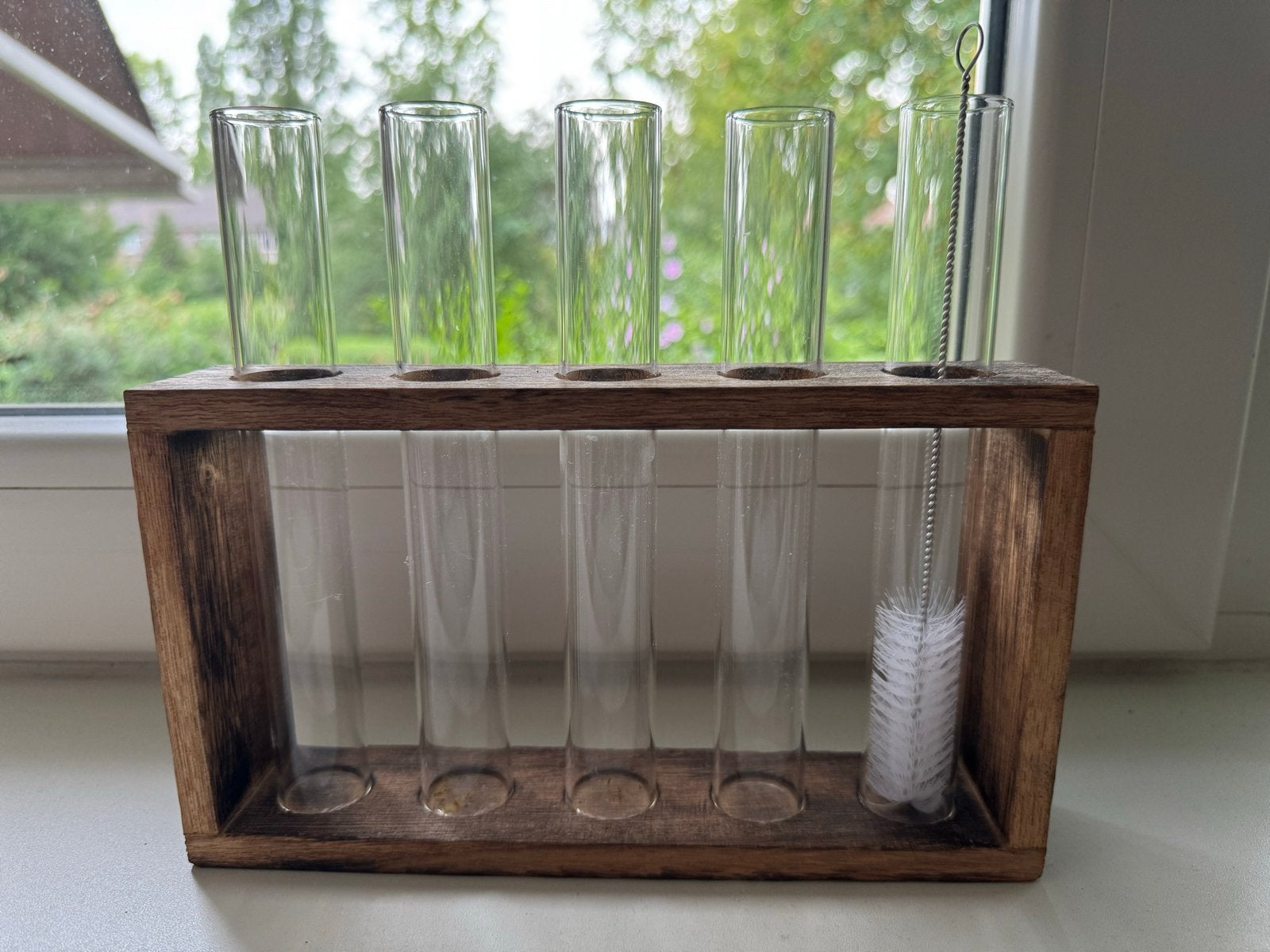 Stekstation, Ophalen, Nieuw, Bruin, Hout