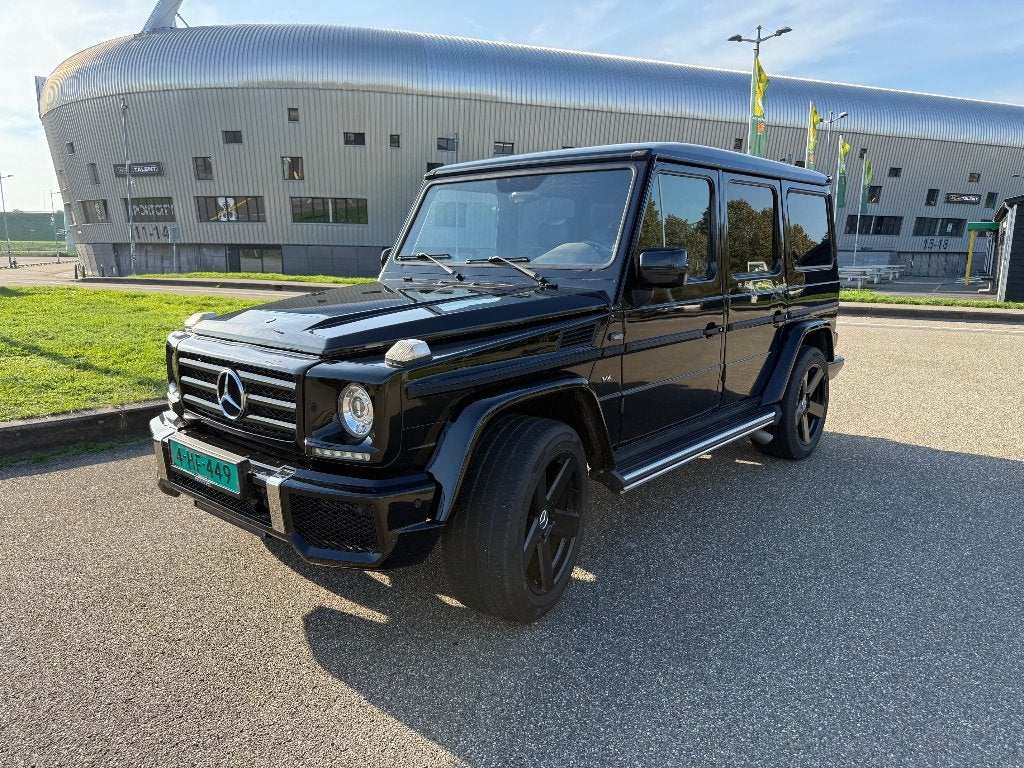 Mercedes g-klasse g320 v6 oldtimer amg look, Auto's, Automaat, Dealer onderhouden, Zwart, Zwart
